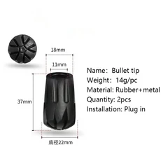 쿠쿠스토어 2pcs 트레킹 폴 고무 팁 커버 진흙 중지 스노우 바구니 일반 액세서리 ‌