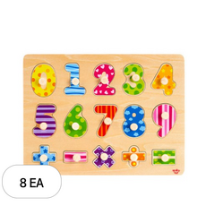 투키토이 숫자꼭지 퍼즐, 8개, 15피스