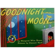 몬테소리 Goodnight Moon by Margaret Wise Brown 교육용 영어 그림책 학습 카드 이야기 책 아기 어린이 선물, [01] Goodnight Moon, 1개