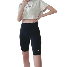 NIKE 耐吉 女款SW緊身褲短褲 黑色 跑步/健身/皮拉提斯/瑜珈/自行車/日常