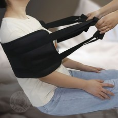 환자 자세변환 도구 재활 요양원 보조기 일으키기 안전 벨트 손잡이, 1개