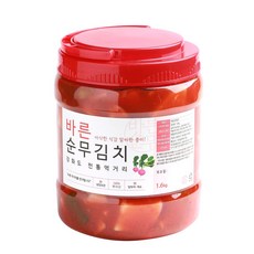 국내산 바른 순무김치 강화도 수제김치, 1.6kg, 1개