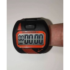 핑거워치 손가락 방수 스포츠 스톱워치 카운터 타이머 F14-오렌지, F14-레드