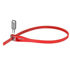 힙록 지록 [2개 1셋] 케이블타이형 자물쇠-잠금장치, 레드