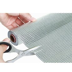 1 롤 60X300CM 오일 방지 매트 알루미늄 호일 방수 방진 캐비닛 서랍 라이너 주방 욕실 가구 보관용