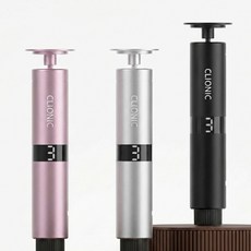 전동 발각질제거기 뒤꿈치 무선 각질제거기 굳은살 네일관리 패디플래닝 클리오닉T, 블랙