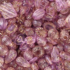 20 그램/몫 혼합 클래식 비즈 DIY 팔찌에 대 한 아크릴 스페이서 구슬 페르시 소재 쥬얼리 액세서리 용품 만들기, T Purple, 1개