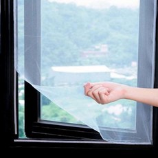 탈부착 테이프 방충망 130X150CM 창문방충망 방충망구멍보수