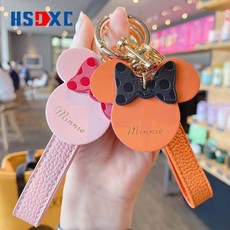 열쇠복사 인터넷 유명인 귀여운 열쇠 고리 여성 패션 고급 가죽 자동차 여성용, A001, 1개