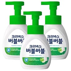 크리넥스 버블버블 핸드워시 퓨어애플 250ml 3개