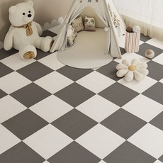 헤라우스점핑 강아지 고양이가 사랑한 카페트 타일 20p, 8다크 그레이, 1세트