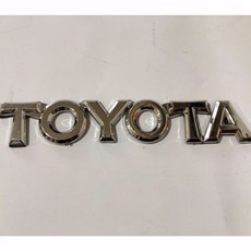 TOYOTA 字體 14CM X 3.5CM, 1個