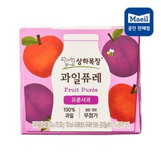 상하목장 떠먹는 과일퓨레, 3개, 200g, 프룬사과