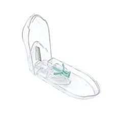 알약절단기 커팅기 약 자르기 휴대용약통 고정형 투명