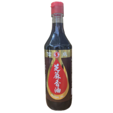 信成 芝麻香油百分百純 台灣製造 特級麻油 料理調味 增添風味, 555g, 1個