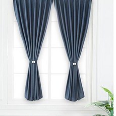 로아 간편하게 붙이는 찍찍이 암막 커튼 외풍