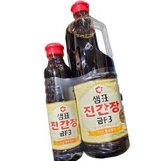 샘표 금F 진간장 1.7L 500ml 세트 2.2kg 국간장 볶음간장 조림용, 1개