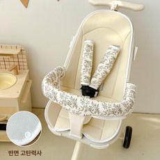 위크앤픽 유모차어깨패드 핸들 유모차소품, 1개, 2개 어깨 스프라우트 패드x2+손잡이