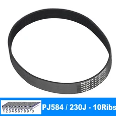 DIY RC 모델 벨트용 VEGA PJ584 230J 3 4 5 6 7 8 9 10 리브, 01 1Piece 10Ribs