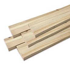 아이베란다 삼나무 집성목 폭 좁은 각재 패널 몰딩 두께 12mm, 5개, 12x30x600mm