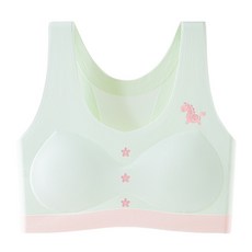 少女二階段發育期內衣初高中學生文胸嬰幼兒級A類背心式無痕內衣