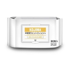 KOJIMA寵物濕巾 寵物專用濕紙巾 貓咪濕紙巾 去淚痕, 1個, KOJIMA草本清香濕紙巾80抽, 80抽