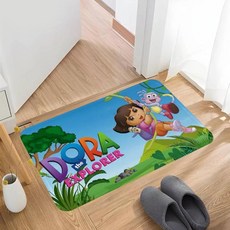 애니메이션 바닥 카펫 미끄럼 방지 물 흡수 긴 스트립 쿠션 침실 매트 웰컴 러그, D. z1