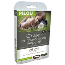 Pilou 皮樂 貓用防蚤蝨防蚊項圈 Picaridin升級配方 防水防勒脖 效期四個月, 1個