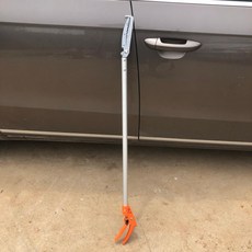 可開發票全套自動可伸縮桿養蛇工具防蛇器養泥鰍防脫夾蛇控蛇器黃鱔補蛇器 捕蛇器 抓蛇夾 抓蛇器 伸縮捕蛇夾 趕海夾子, 夾蛇器單節1米+送蛇袋子+手套, 1個