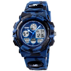 Skmei 時刻美 七彩LED兒童電子錶 戶外運動手錶 兒童節生日禮物 1548