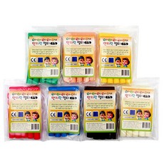 만지락 칼라유토 멀티 리필용 (8줄) 클레이재료, 흰색, 색상_흰색