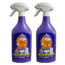 홈스타 락스와세제 은은한 후로랄향 750ml 1+1 욕실청소 욕실세정제 락스 세제, 2개