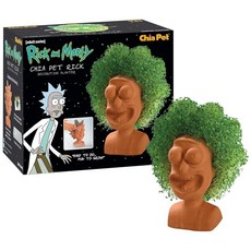 Chia PET 펫 Rick & Morty - Seed PACK 팩 DECORATIVE 데코레이티브 Pottery Planter EASY 이지 to Do AND Fun Gr