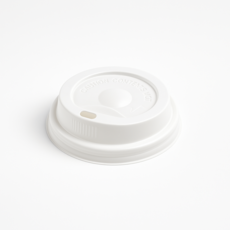 AF 8/9온스 종이컵 뚜껑 테이크아웃컵 리드 타공 흰색 카페용품 100개입, 1개, 흰색 뚜껑