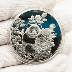 기념주화 수집용 은화 골드코인 메달 금속 인테리어장식품 컬렉션 선물용 고급 디자인, 팬더 실버 스타일 9