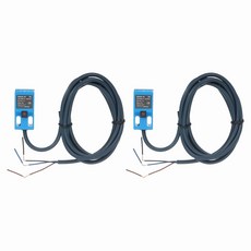 2Pcs SN04-N 유도 근접 센서 DC 6-36V 200mA NPN NO 일반 개방형 감지 접근 스위치 감지기 4mm 3선 산업 자동화 블루, 2, SN04-P2