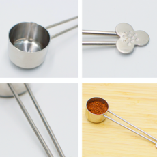 커피바리스타 계량스푼 스테인리스 20ml 요리주방용 카페업소가정용, 1개