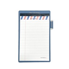 꼼꼬미 A5 리갈 메모 패드 보드 절취 노트, 미드나잇 블루