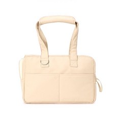 【寵星球】寵物外出斜背包 狗狗外出包 貓咪外出包 寵物外出肩背包 寵物外出手提包, 1個, 寵物外出包-米白,M【超取可2】