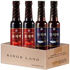 사조 프리미엄(꽃게액550ml 2+참치액550ml 2), 1세트, 550ml