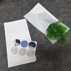 유산지 봉투 소 8입 포장용봉투