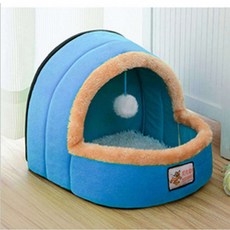희미몰 고양이 숨숨집 고양이집 우주 출산 방 수면 고양이 텐트 대형종 소형종, 블루, 1개