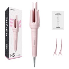 엔첸 H5 자동 헤어 컬링기, 핑크