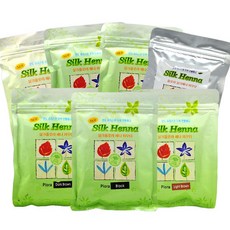 루화 플로라 실크 헤나 파우더 염색약 100g, 1개, 네츄럴오렌지