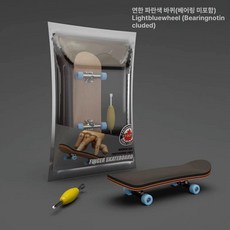 핑거 스케이드 보드 그립 더블 전문가용 플립 연습 장난감 베어링, 1개, V. 내추럴 우드 표준 바퀴