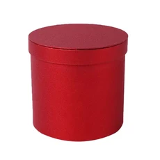 라운드 골판지 선물 상자 웨딩 파티 장미 꽃 장식 발렌타인 데이 용품, 01 14x13cm, 03 red