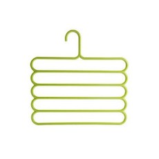 家用多功能收納衣架，防滑多層褲架, 多層衣架隨機顏色一個,75g, 1個