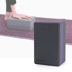 에코리즈 위드 요가블럭, 딤그레이, 2개