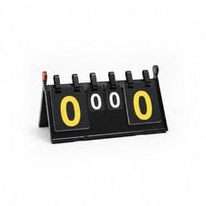 더가 접이식 스코어보드 점수판, 블랙, 1개