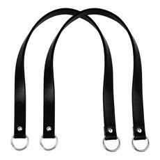 가죽 가방 끈 플래티넘 도금 버클 크로스백 핸드백 어깨 스트랩 교체 부품 57.1x2.5cm 2개 세트